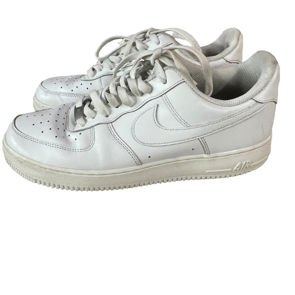 Nike Air Force 1 Low White‎ Leather Sneakers Shoes Men's Size 11 CW2288 111